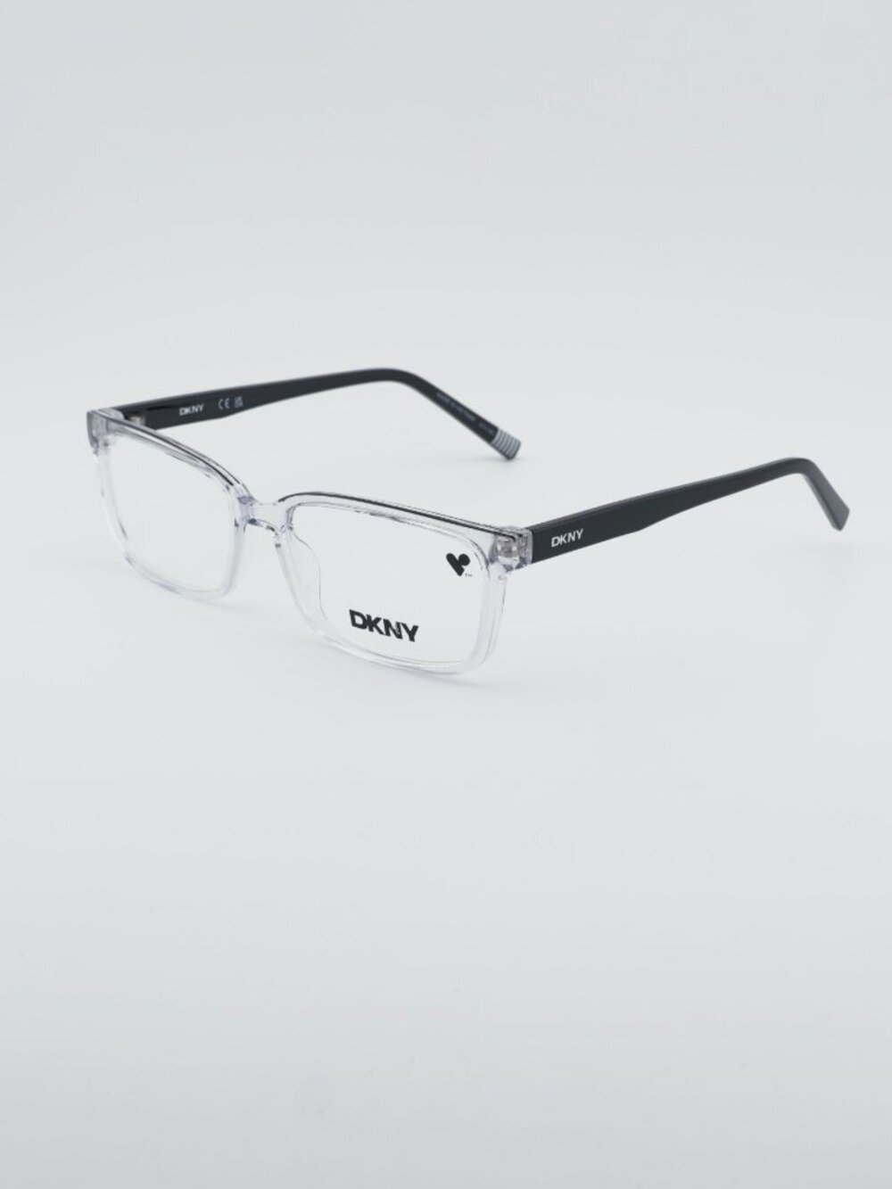 DKNY DK5088 000 Eyeglasses Transparent 55mm Rectangle Frame